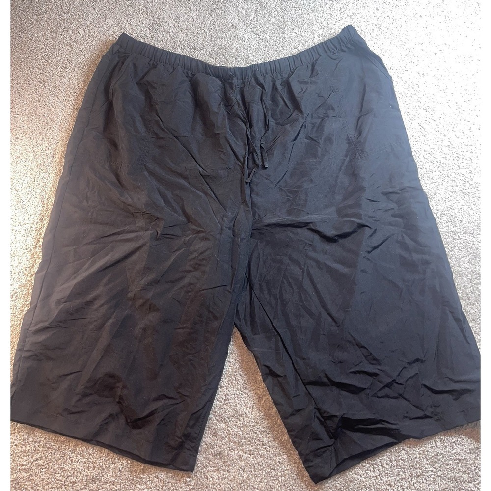 NEW Swim 365 Swimsuits For All Plus Size Swim Capri Pants Plus Sz 30/32 Black